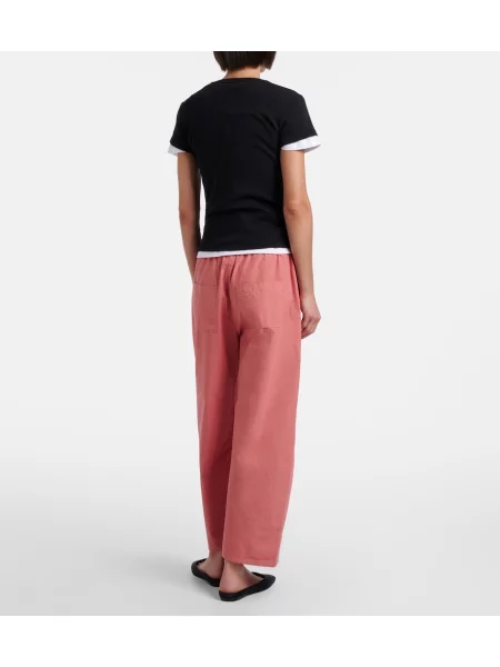 Decupat pantaloni Leset roz