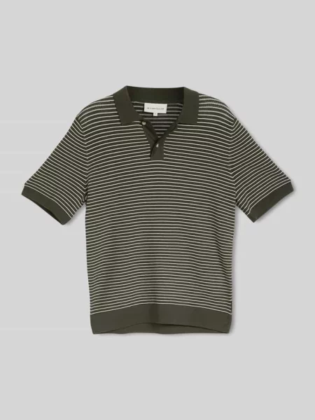Koszulka polo o kroju regular fit z bawełny w imitacji dzianiny Tom Tailor
