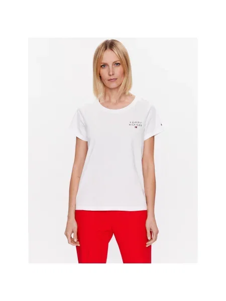 Tommy Hilfiger Majica Relaxed Fit bela