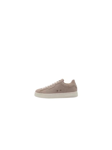 Sneakersy Armani Exchange zamszowe beżowe