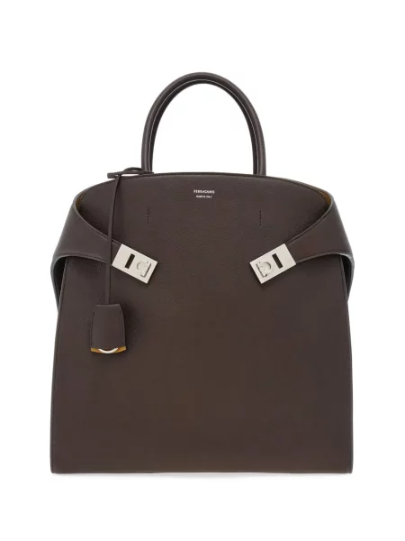 Geantă Ferragamo maro