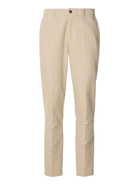 SCOTCH & SODA Kelnės su kantu STUART' smėlio
