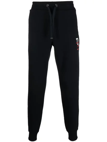 Pantaloni de jogging Tommy Hilfiger cu broderie albastru