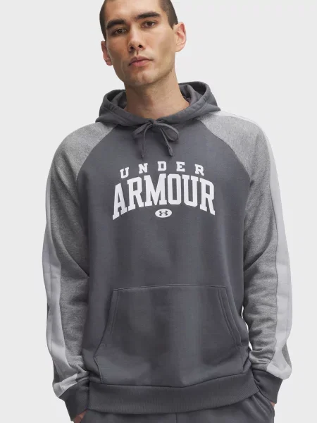Спортивная кофта Under Armour с капюшоном серая