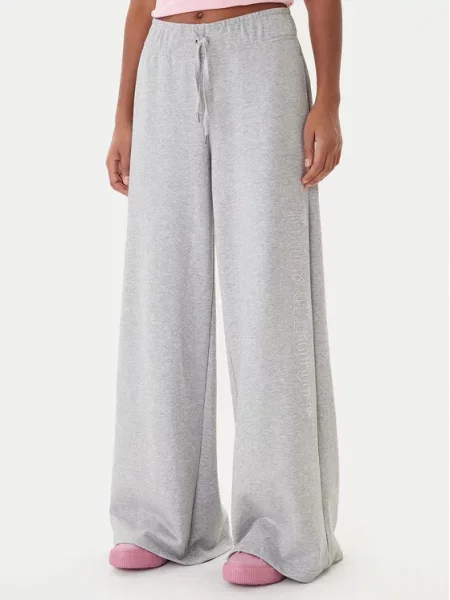 Juicy Couture Sportinės kelnės Annen Wide Leg pilka