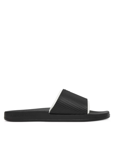 Šlepetės Calvin Klein Jeans Slide Rubber Neoprene Text juoda