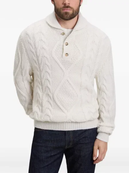 Pulover Woolrich alb
