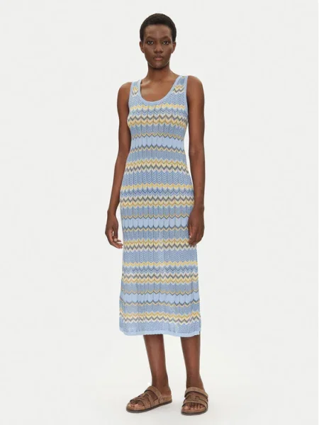 Iconique Rochie tricotată albastru