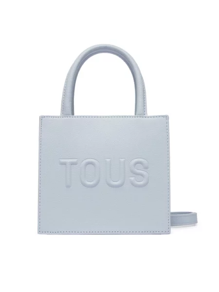 TOUS Ročna torba Cube Svetlo modra
