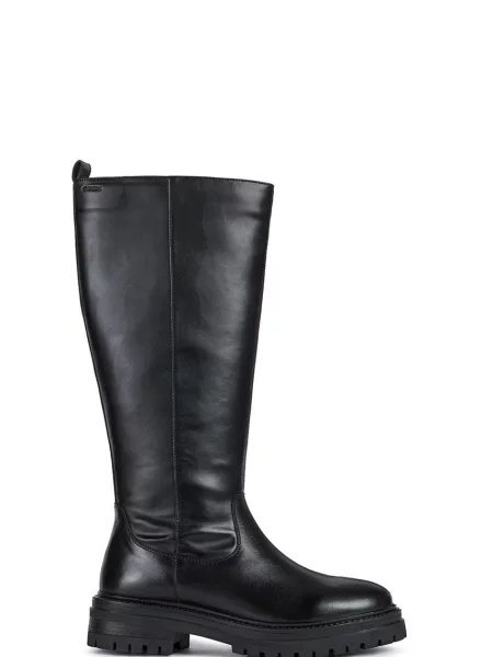 Geox Bocanci copii femei cu plat negru