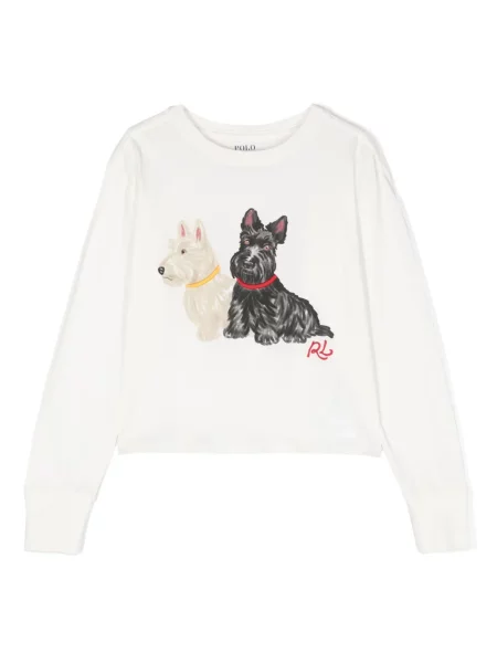 Koszulka polo dziecięca Polo Ralph Lauren biała