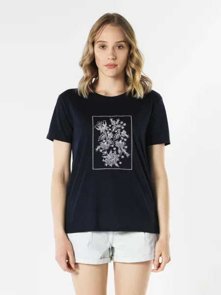 Футболки і поло Colin’s комбінований верх синій