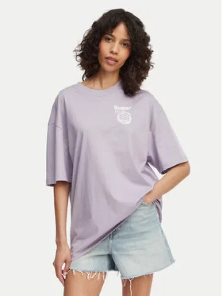 HUGO Marškinėliai Tee Oversize violetinė