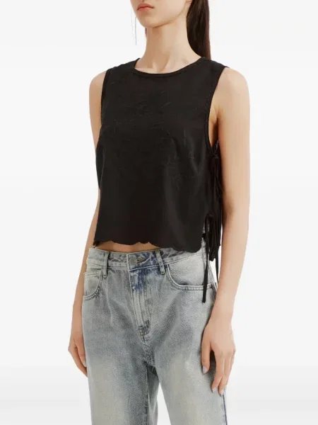 Bluză B+ab cu model floral negru