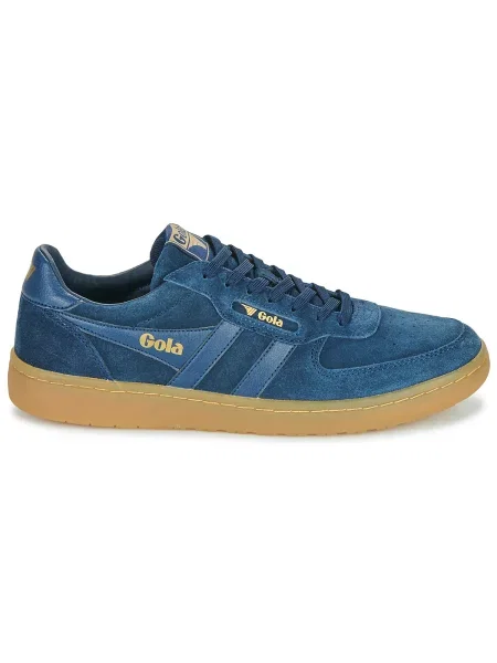 Pantofi Gola din piele de căprioară albastru