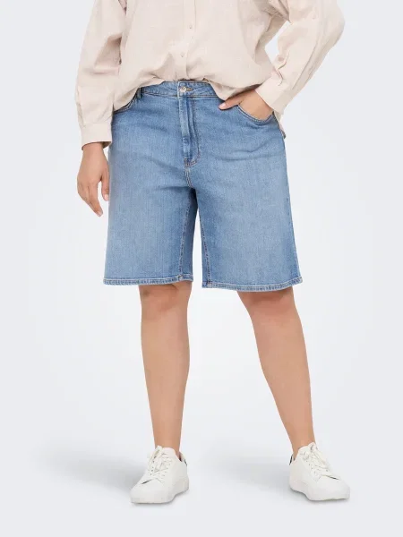 ONLY Carmakoma Jeans CARSONNY denim albastru