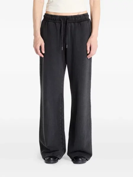 Pantaloni Guess alergare cu autograf gri