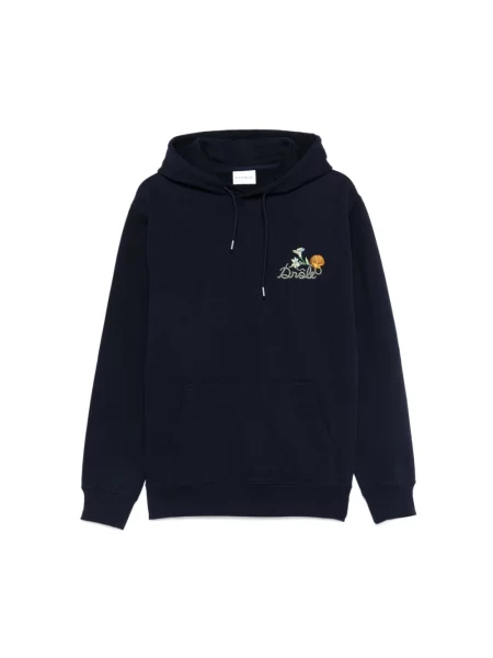 Bluza z kapturem Drole De Monsieur z kapturem niebieska