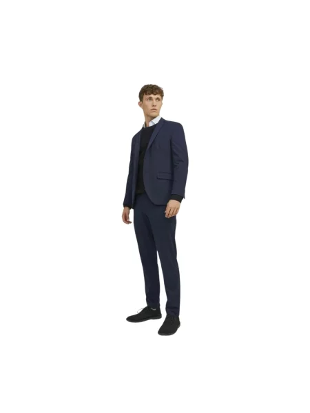 Spodnie Jack & Jones ze stretchu niebieskie