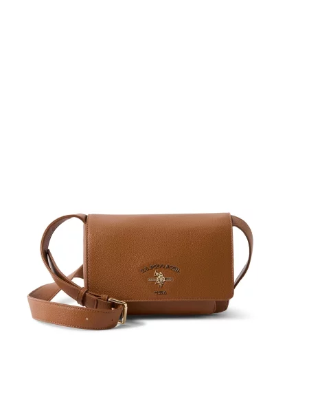 U.S. POLO ASSN. Geantă de umăr STANFORD coniac maro