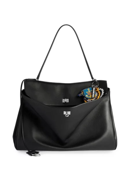 Geantă Balenciaga cu petice albastru