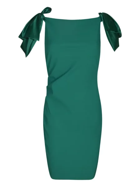 Костюм мини рокля Chiara Boni La Petite Robe с панделка зелено