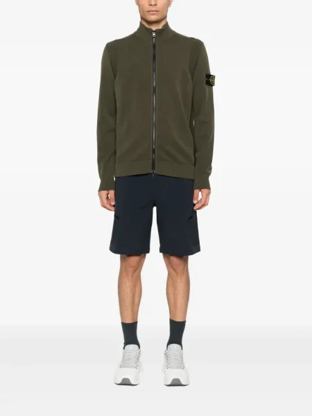 Pulover Stone Island cu strasuri verde