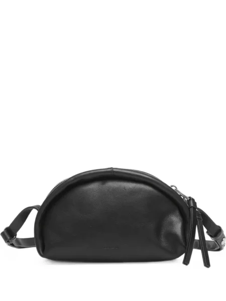 Body Allsaints din piele negru