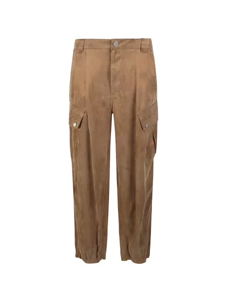 Cargo kalhoty Pinko hnědé