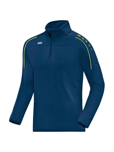JAKO Športna majica Classico temno modra / rumena bela