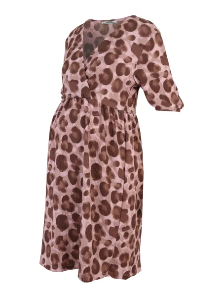 Rochie maro / maro închis / magenta / pal roz