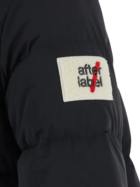 Palton After Label cu glugă negru