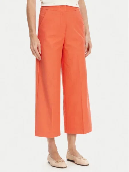 United Colors Of Benetton Pantaloni din Wide Leg portocaliu