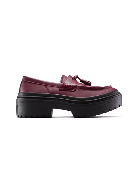 Converse Chuck Taylor All Star Lugged Heel Loafer Kobiety Buty sportowe Converse Burgundowy Size: