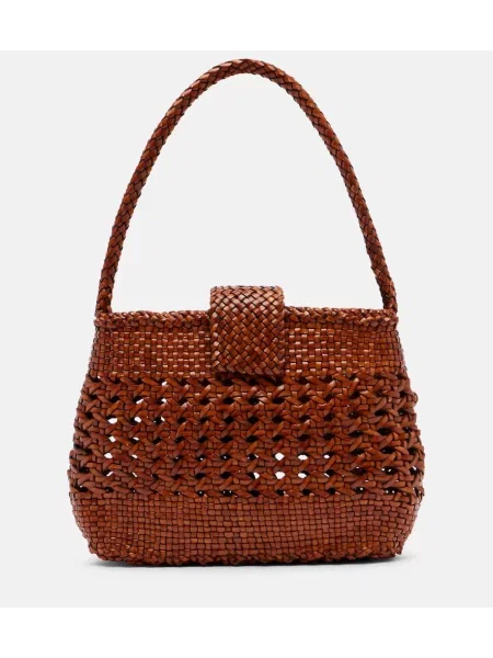 Geanta de piele Rixo din piele maro