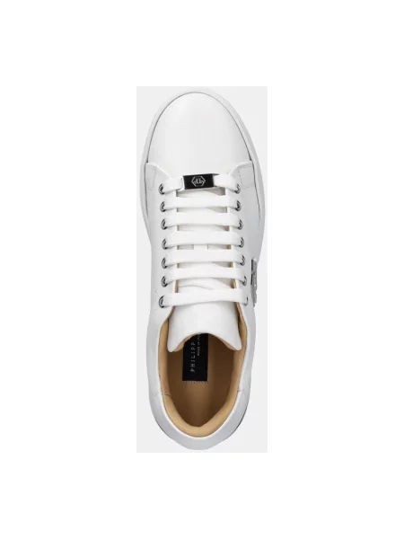 Sneakersy Philipp Plein skórzane białe