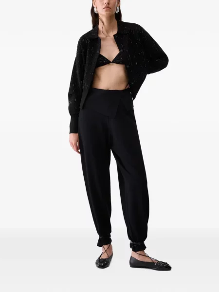 Pantaloni Liu Jo tricotate negru