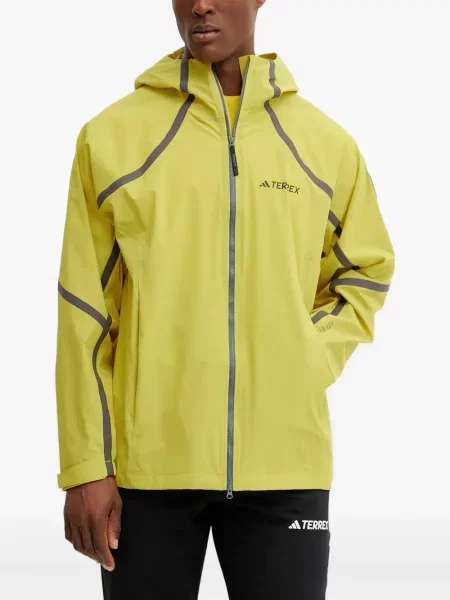 Маратонки Adidas Terrex с връзки на райета с дантела червено