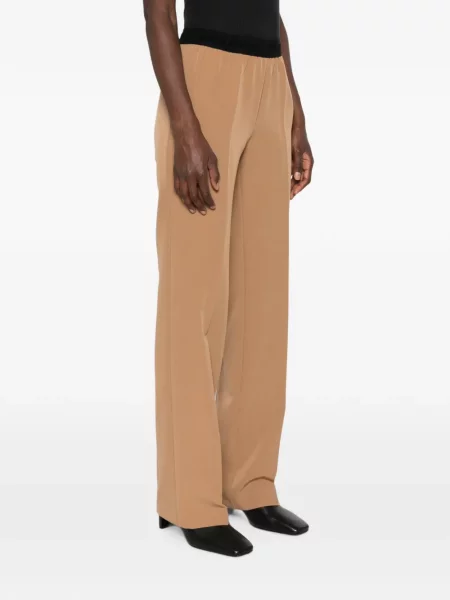Pantaloni Ermanno Firenze cu autograf maro