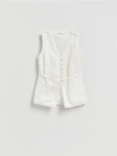 Reserved жилетка білий