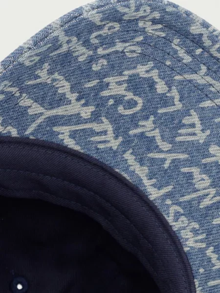 Tommy Jeans бейзболна шапка мъжка от деним синьо