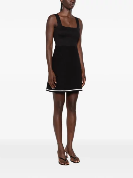 Rochie maxi Maje fără mâneci negru