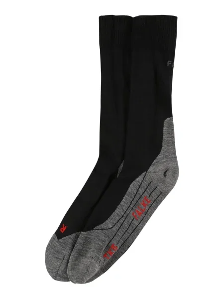 FALKE Șosete sport gri negru
