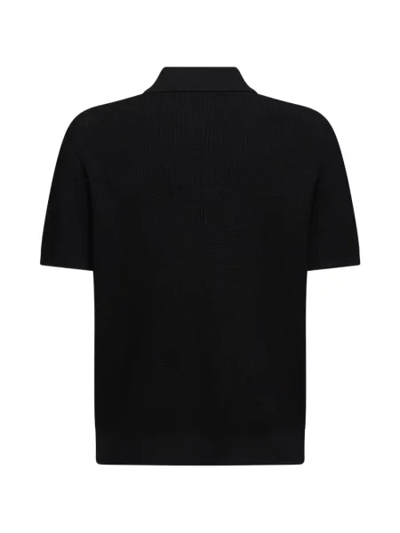 Πλεκτό polo Karl Lagerfeld Jeans μαύρο