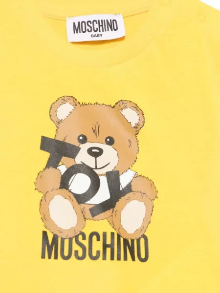 Koszulka dziecięca Moschino żółta