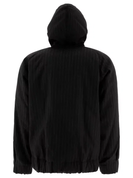 Dryžuotas striukė Sacai juoda