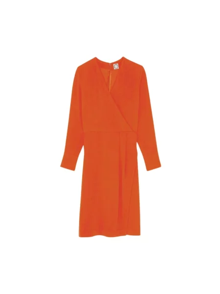 Sukienka Ines De La Fressange Paris pomarańczowa