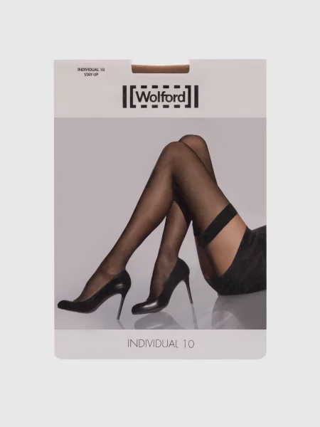 Чулки Wolford бежевые