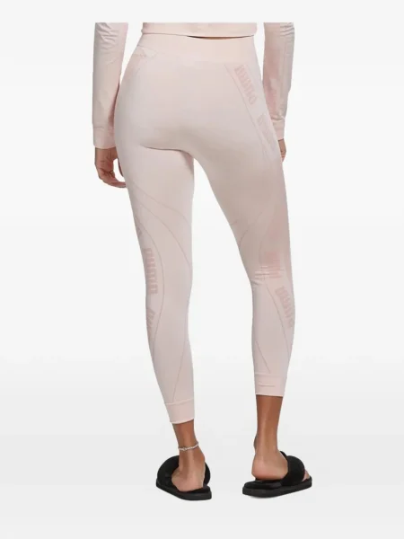 Leggings Puma cu autograf roz