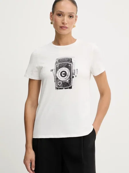 Weekend Max Mara tricou din GUGLIA alb